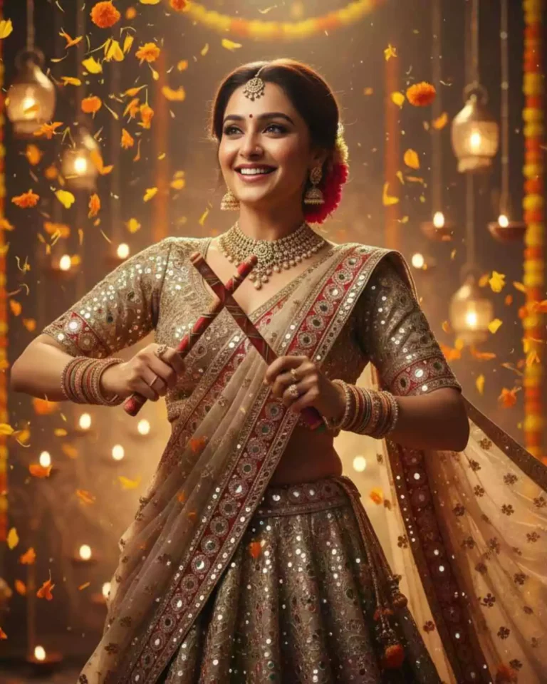 Navratri Prompt for Gemini Girl