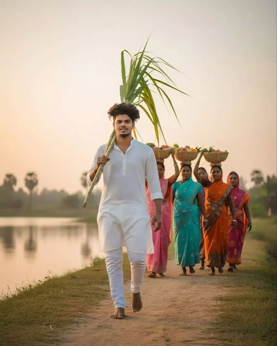 Chhath Puja Prompt Gemini for Boy