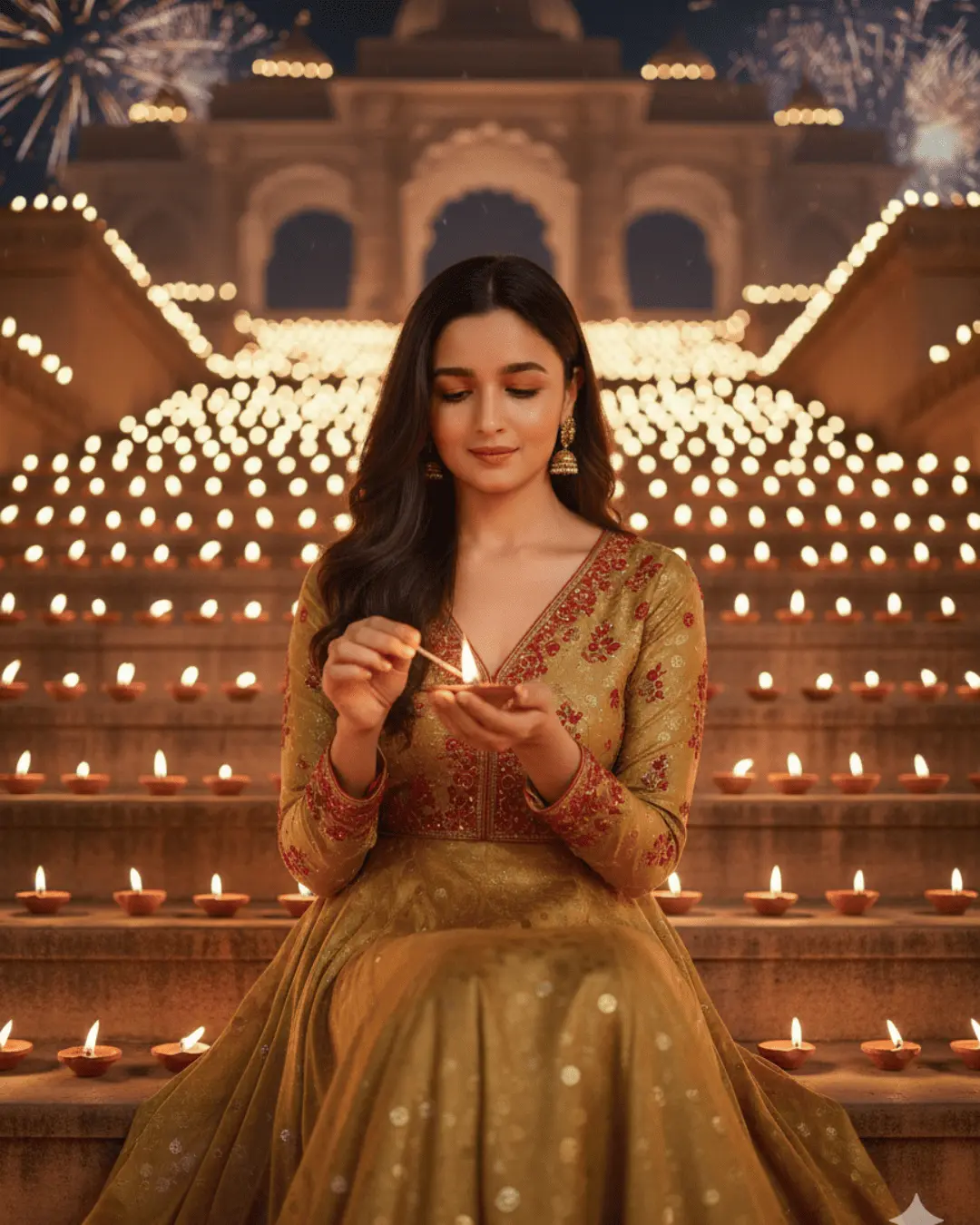 Girls Diwali Prompt For Gemini Girl