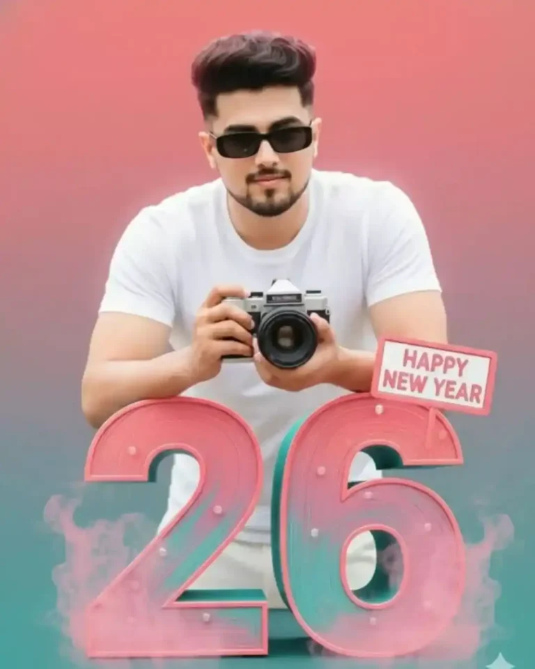 Happy New Year 2026 Photo Editing