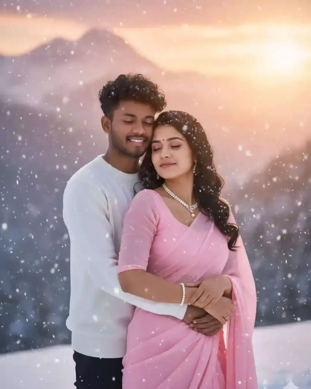 Prompt for Gemini AI Retro Style Couple Photo