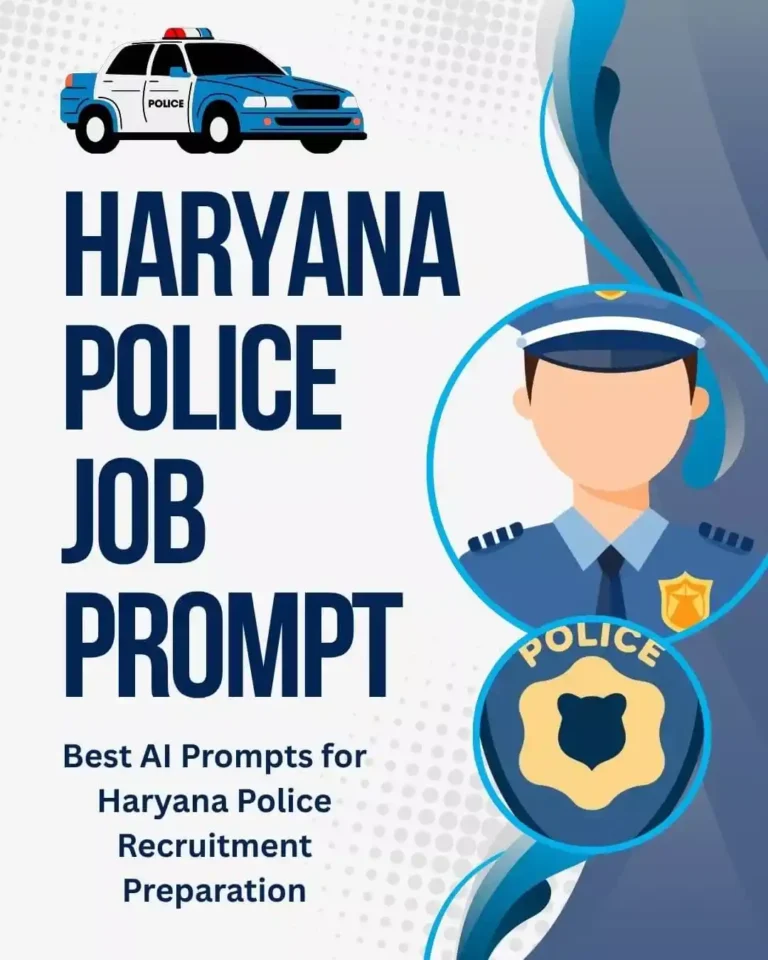 Haryana Police Job Prompt